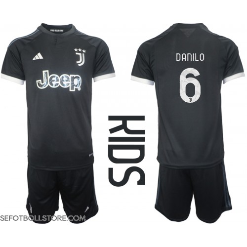 Juventus Danilo Luiz #6 Replika babykläder Tredjeställ Barn 2023-24 Kortärmad (+ korta byxor)